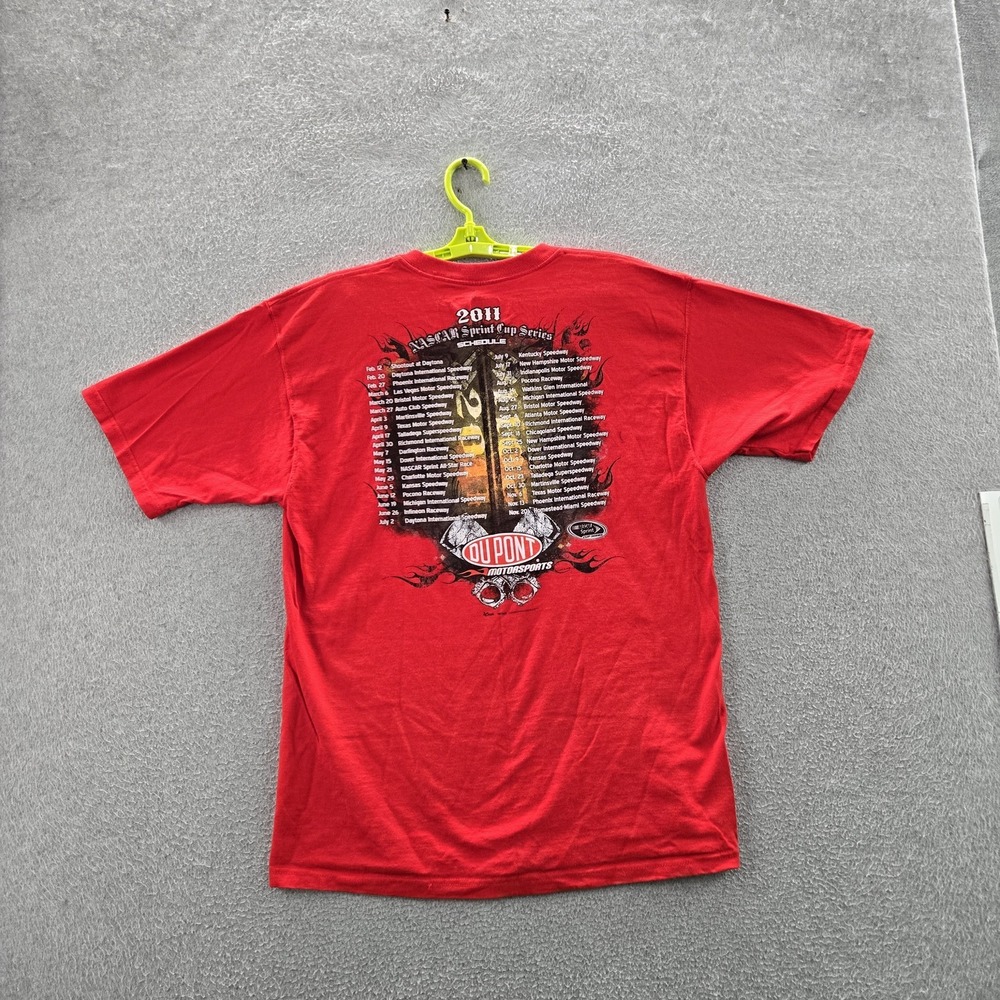NASCAR Men Shirt L/G Red Jeff Gordon Racing‎ Sprint Cup Series  2011